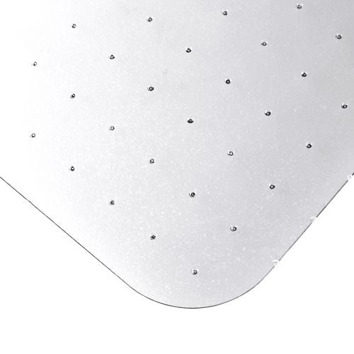 Ecotex Marlon Bioplus Rectangular Polycarbonate Chair Mat For Low/medium Pile Carpets, Rectangular, 29 X 47, Clear