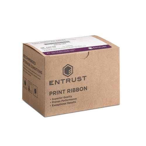 Entrust Full Color 2-sided Ribbon Kit, Black/cyan/magenta/yellow/topcoat Protective Layer