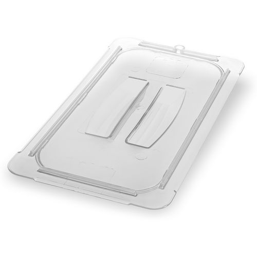 Storplus Polycarbonate Handled Universal Lid, 10.38 X 12.75 X 0.88, Clear, Plastic