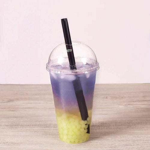 Boba Straws, 9", Black, 1,600/carton