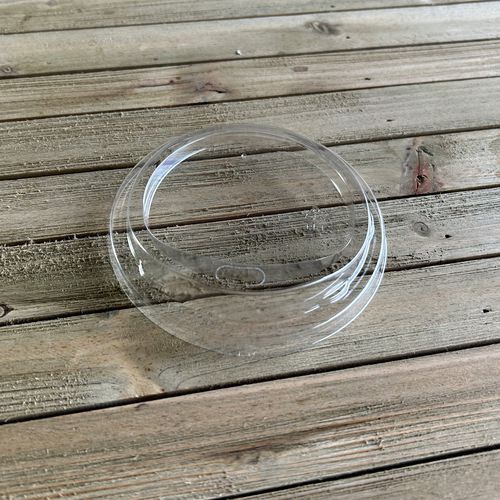 Pet Cold Cup Lids, Fits 14 To 24 Oz Plastic Cups, Clear, 1,000/carton