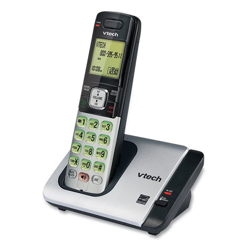 Cs6719-2 Two-handset Cordless Telephone System, Dect 6.0, Silver/black