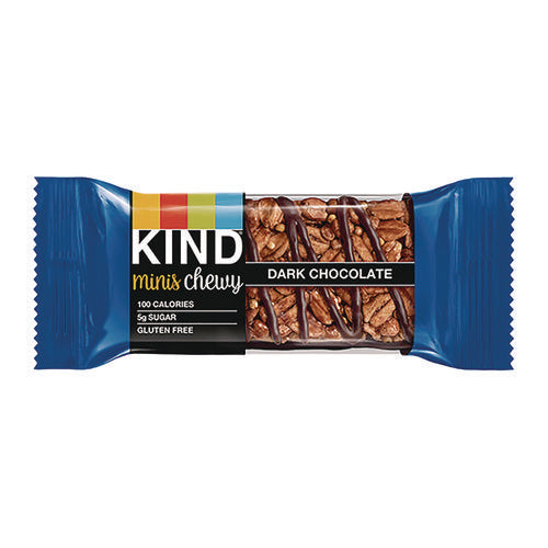 Minis Chewey, Dark Chocolate And Peanut Butter Variety Pack, 0.81 Oz, 20/box