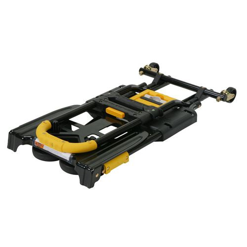 2-in-1 Folding Hand Truck, 300 Lb Capacity, 17" X 30.5" X 33.5", Black/yellow