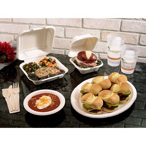 Earthchoice Pfas Free Compostable Dinnerware, Bowl, 16 Oz, Natural, 1,000/carton