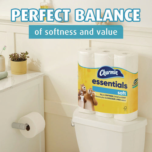 Essentials Soft Bathroom Tissue, Septic Safe, 2-ply, White, 330 Sheets/roll, 12 Rolls/carton