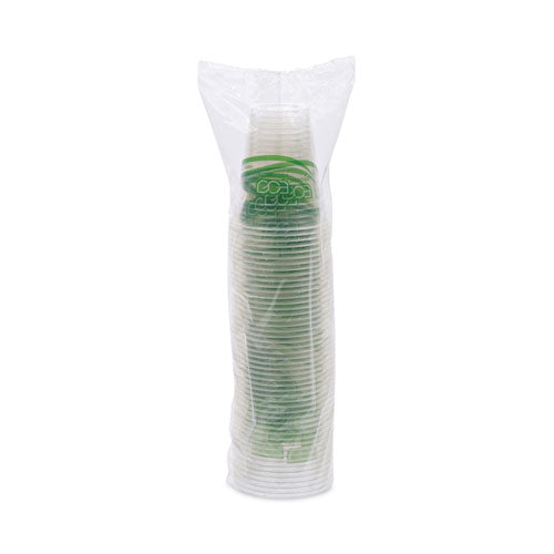 Greenstripe Renewable And Compostable Cold Cups Convenience Pack, 12 Oz, Clear, 50/pack