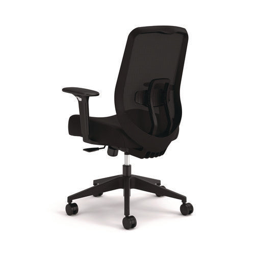 Altern Mesh Back Task Chair, 17.95 To 21.1 Seat Height, Black Seat, Black Back, Black Base