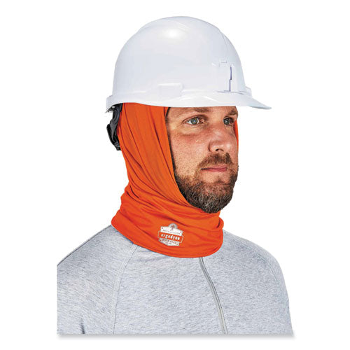 Chill-its 6487 Cooling Performance Knit Multi-band, Polyester/spandex, One Size Fits Most, Hi-vis Orange