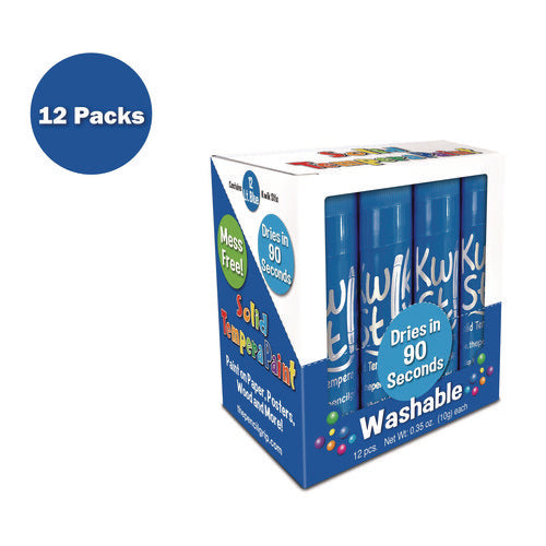 Kwik Stix Single Color Pack, 0.7" X 3.5", Light Blue, 12/pack, 12 Packs/carton