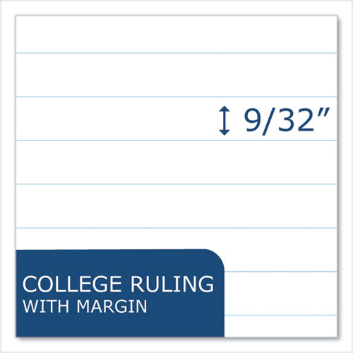 Loose Leaf Paper, 8.5 X 11, 3-hole Punched, College Rule, White, 150 Sheets/pack, 24 Packs/carton