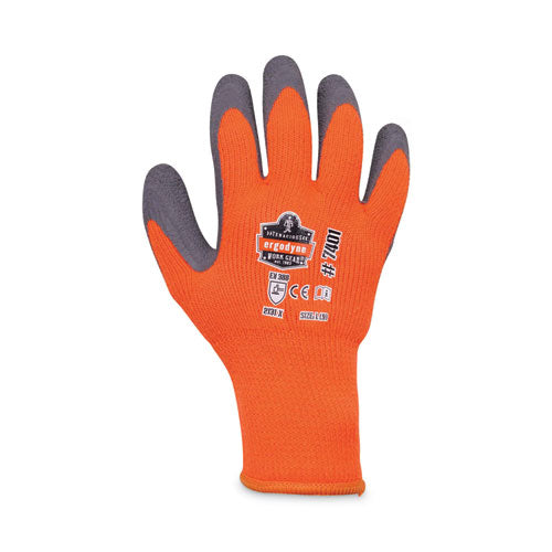 Proflex 7401 Coated Lightweight Winter Gloves, Orange, Medium, Pair