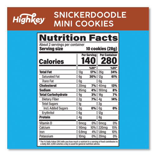 Snickerdoodle Cookies, Snickerdoodle, 2 Oz Bag, 6/carton