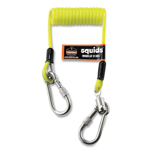 Squids 3180 Tool Tethering Kit, 2 Lb Max Working Capacity, 6.5" To 48" Long, Yellow/black