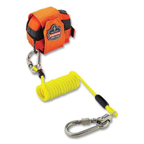 Squids 3190 Tape Measure Tethering Kit, 2 Lb Max Working Capacity, 6.5" To 48" Long, Lime/black