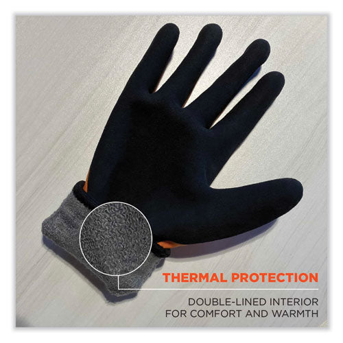 Proflex 7551-case Ansi A5 Coated Waterproof Cr Gloves, Orange, X-large, 144 Pairs/carton