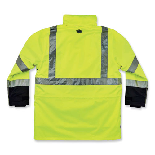 Glowear 8388 Class 3/2 Hi-vis Thermal Jacket Kit, 2x-large, Lime