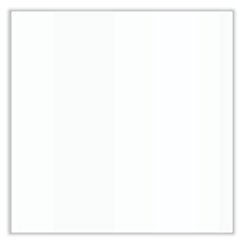 Aria Low-profile Frameless Magnetic Glassboard, 96" X 48", White Surface