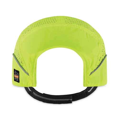 Skullerz 8955 Lightweight Bump Cap Hat, Long Brim, Lime