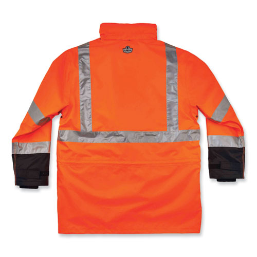 Glowear 8388 Class 3/2 Hi-vis Thermal Jacket Kit, 3x-large, Orange