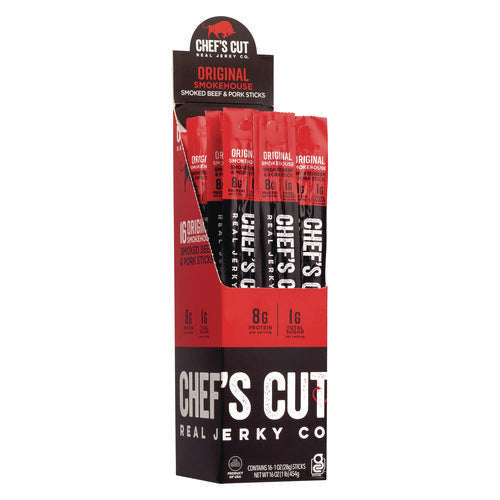 Original Smokehouse Beef & Pork Meat Stick, 1 Oz Individually Wrapped, 16/carton