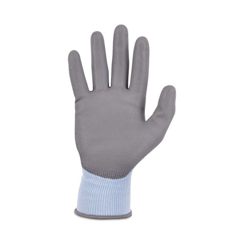 Proflex 7025 Ansi A2 Pu Coated Cr Gloves, Blue, Small, Pair