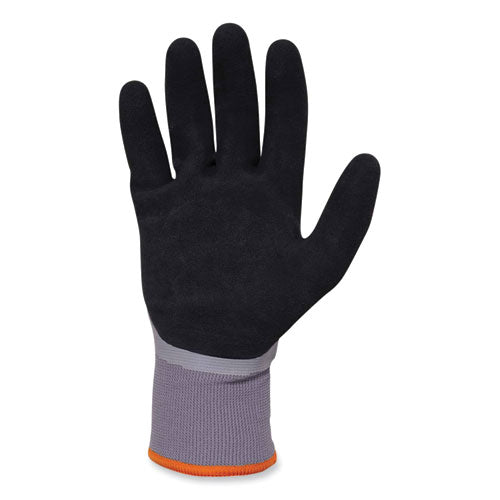 Proflex 7501 Coated Waterproof Winter Gloves, Gray, Medium, Pair