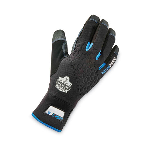 Proflex 818wp Thermal Wp Gloves With Tena-grip, Black, 2x-large, Pair