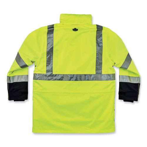 Glowear 8388 Class 3/2 Hi-vis Thermal Jacket Kit, Medium, Lime