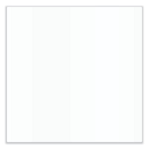 Aria Low-profile Frameless Magnetic Glassboard, 36" X 24", White Surface