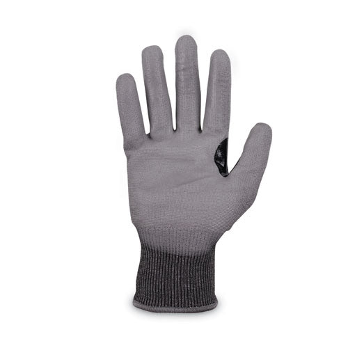 Proflex 7071 Ansi A7 Pu Coated Cr Gloves, Gray, 2x-large, 12 Pairs/pack