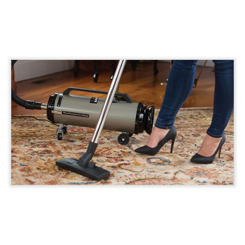 Metropolitan Professionals Canister Vacuum, 11.25 A Current, Black