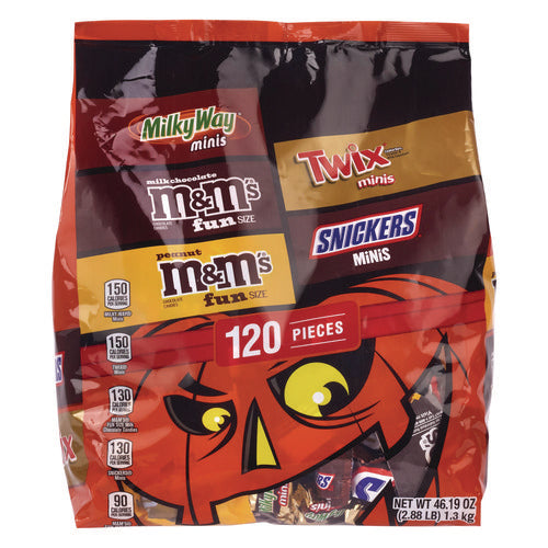 Mixed Chocolate Variety, Halloween Bundle, Chocolate, Two Bags, 155 Pieces