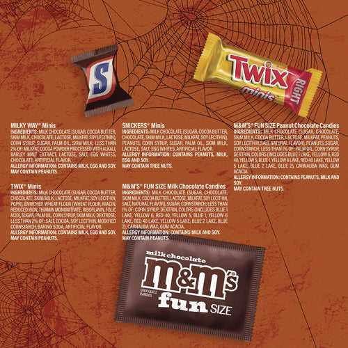 Mixed Chocolate Variety, Halloween Bundle, Chocolate, Two Bags, 155 Pieces