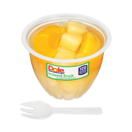 Mixed Fruit In 100% Fruit Juice Cups, Peaches/pears/pineapple, 7 Oz Cup, 12/carton