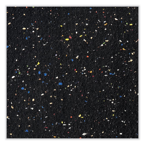 Aluminum-frame Recycled Rubber Bulletin Boards, 144.5" X 48.5", Confetti Surface, Satin Aluminum Frame