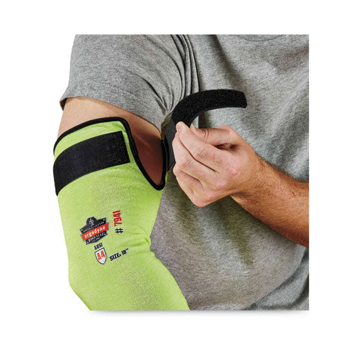 Proflex 7941-pr Cr Protective Arm Sleeve, 18", Lime, Pair