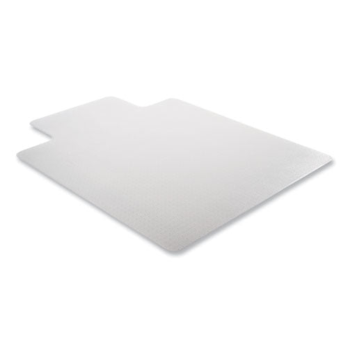 Duramat Moderate Use Chair Mat For Low Pile Carpeting, Lipped, 45 X 53, Clear, 50/pallet