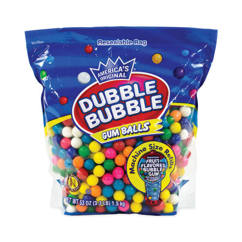 Original Gum Balls, 3.3 Lb Bag, Assorted Flavors