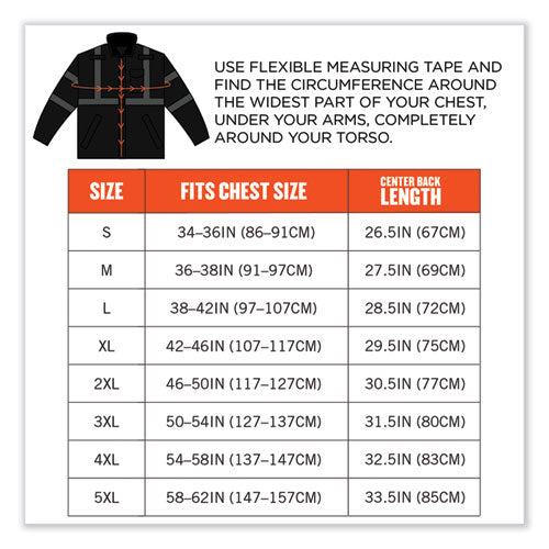 Glowear 8377ev Non-certified Hi-vis Quilted Bomber Jacket, Black, 2x-large