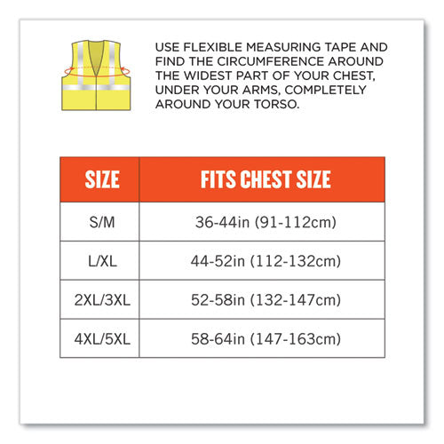 Glowear 8261frhl Class 2 Dual Compliant Fr Hook And Loop Safety Vest, Large/x-large, Lime