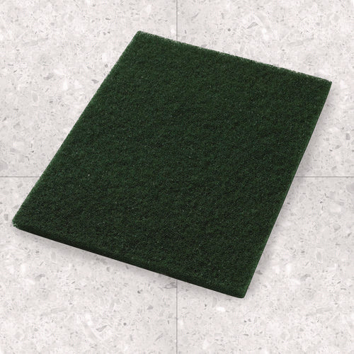 Scrubbing Pads, 14 X 28, Green, 5/carton