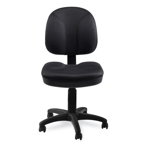 Comfort Task Chair, Supports Up To 300 Lb, 19" To 23" Seat Height, Black Seat, Black Back, Black Base