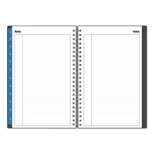 Collegiate Academic Year Weekly/monthly Planner, 8 X 5, Charcoal Gray Cover, 12-month: July 2024 To June 2025