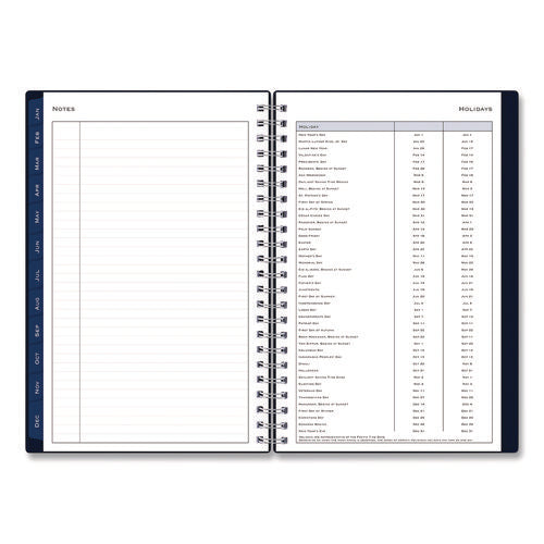 Passages Weekly/monthly Planner, 8 X 5, Navy Blue Cover, 12-month (jan To Dec): 2025