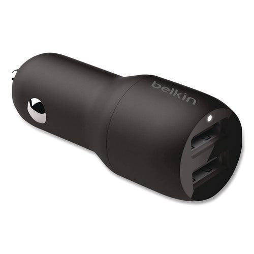 Boost Charge Dual Car Charger With Pps, Usb-a/usb-c, Black