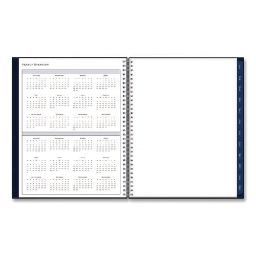 Passages Weekly Appointment Book And Monthly Planner, 11 X 8.5, Navy Blue Cover, 12-month (jan To Dec): 2025