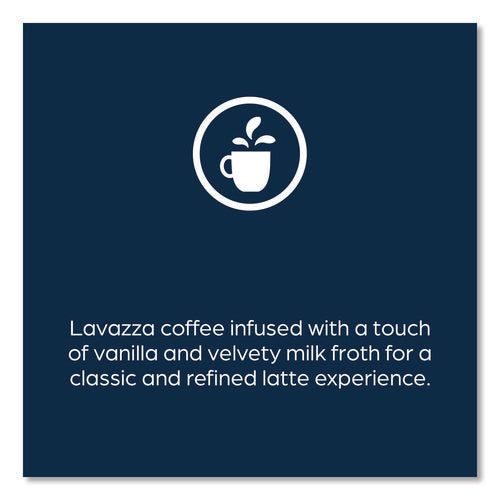 Lavazza Vanilla Latte, Vanilla, 0.56 Oz Pouch, 72/carton