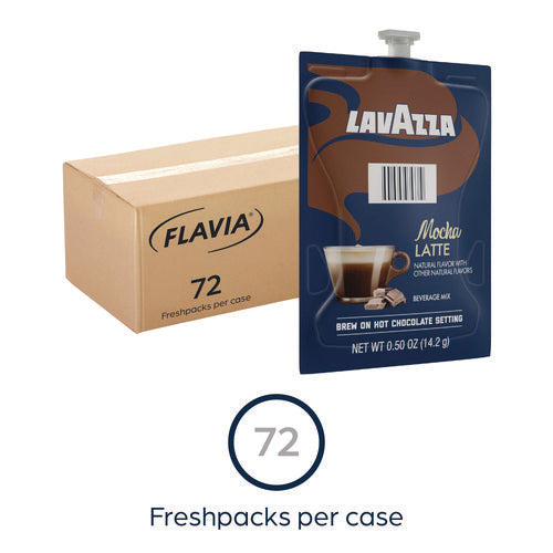 Lavazza Mocha Latte, Mocha, 0.5 Oz Pouch, 72/carton