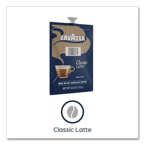 Lavazza Classic Latte, Classic, 0.53 Oz Pouch, 72/carton